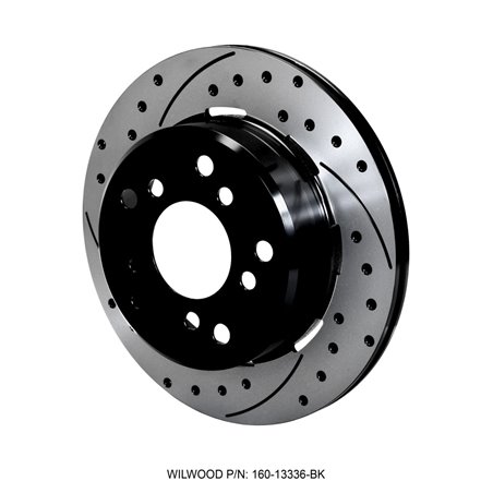 Wilwood Rotor-1.91in Offset-SRP-BLK-Drill-RH 12.19 x .810 - 5 x 5.50