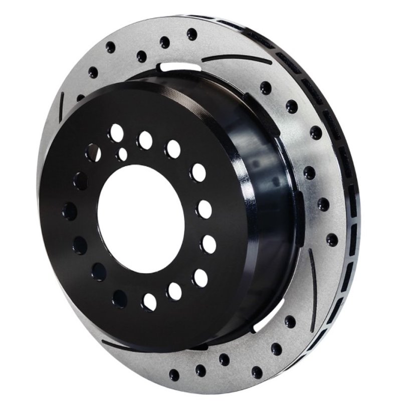 Wilwood Rotor-1.91in Offset-SRP-BLK-Drill-RH 11.00 x .810 - 5 Lug