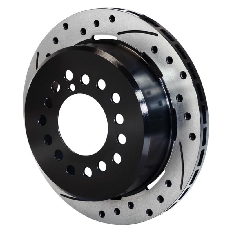 Wilwood Rotor-2.32in Offset-SRP-BLK-Drill-RH 12.19 x .810-5 x 4.75in-.44/.48/.50 Studs