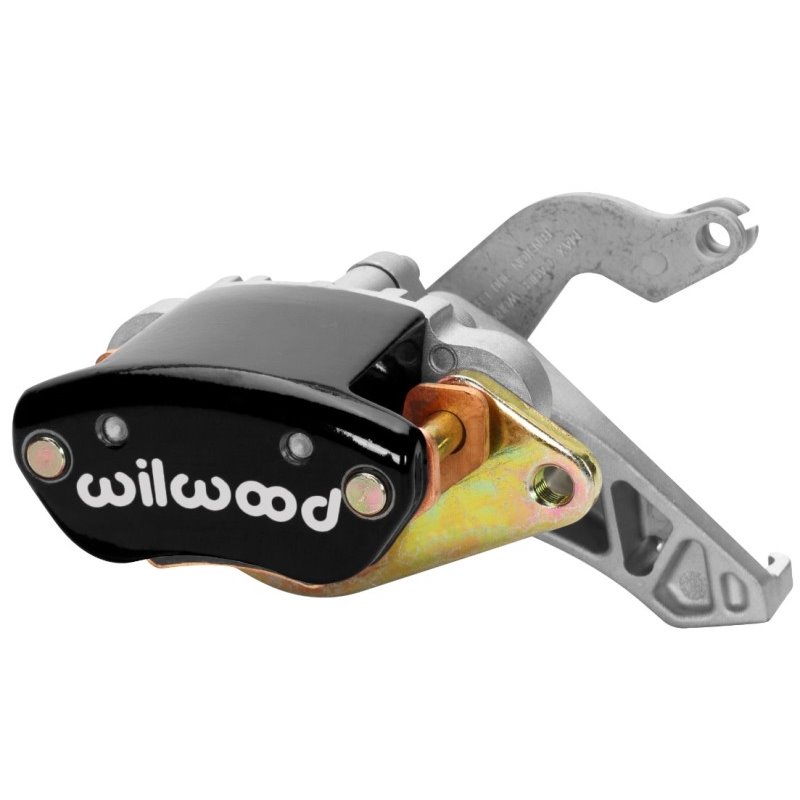 Wilwood Caliper-MC4 Mechanical-R/H - Black w/ Logo 1.19in Piston .81in Disc