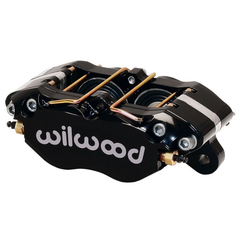 Wilwood Caliper-Dynapro Dust-Boot 5.25in Mount - Blk 1.75in Pistons 1.00in Disc