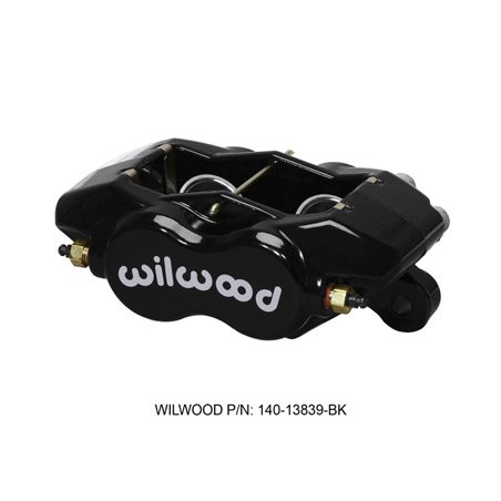 Wilwood Caliper-Forged DynaliteI-Black 1.38in Pistons .81in Disc