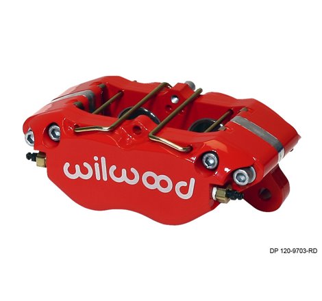 Wilwood Caliper-Dynapro 5.25in Mount - Red 1.38in Pistons .81in Disc