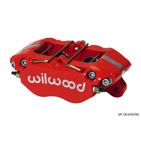 Wilwood Caliper-Dynapro 5.25in Mount - Red 1.38in Pistons .81in Disc