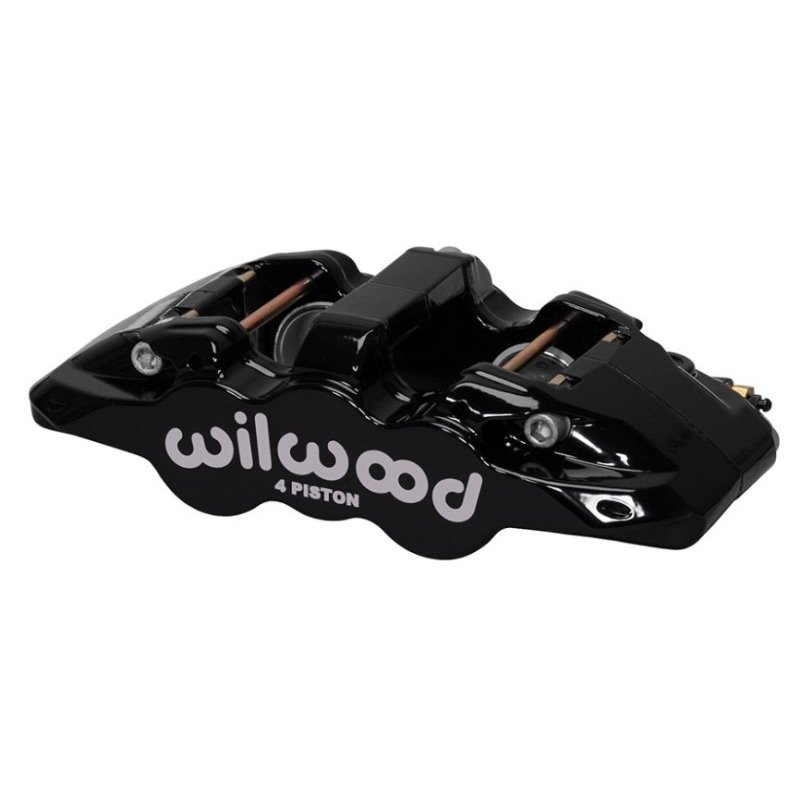 Wilwood Caliper-Aero4-R/H - Black 1.88/1.62in Pistons 1.25in Disc