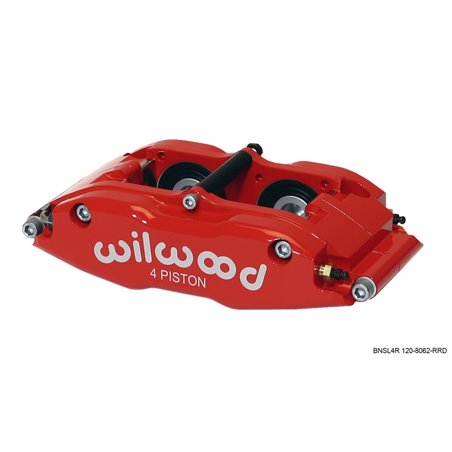 Wilwood Caliper-BNSL4R-Red 1.25in Pistons 1.10in Disc