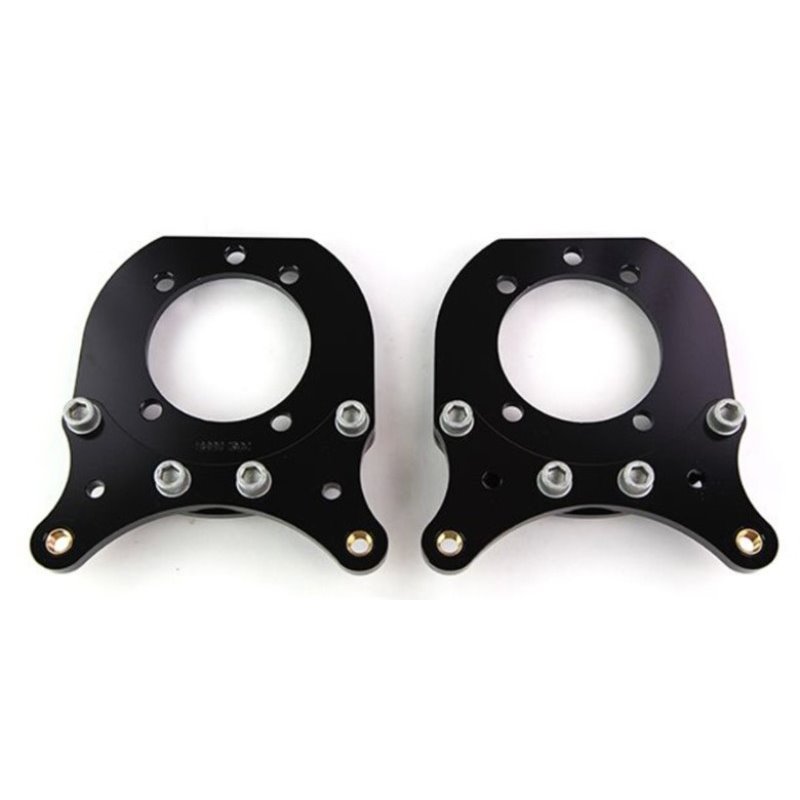 Wilwood Brackets (2) - P/S Rear - 12 Bolt C-Clip Eliminator