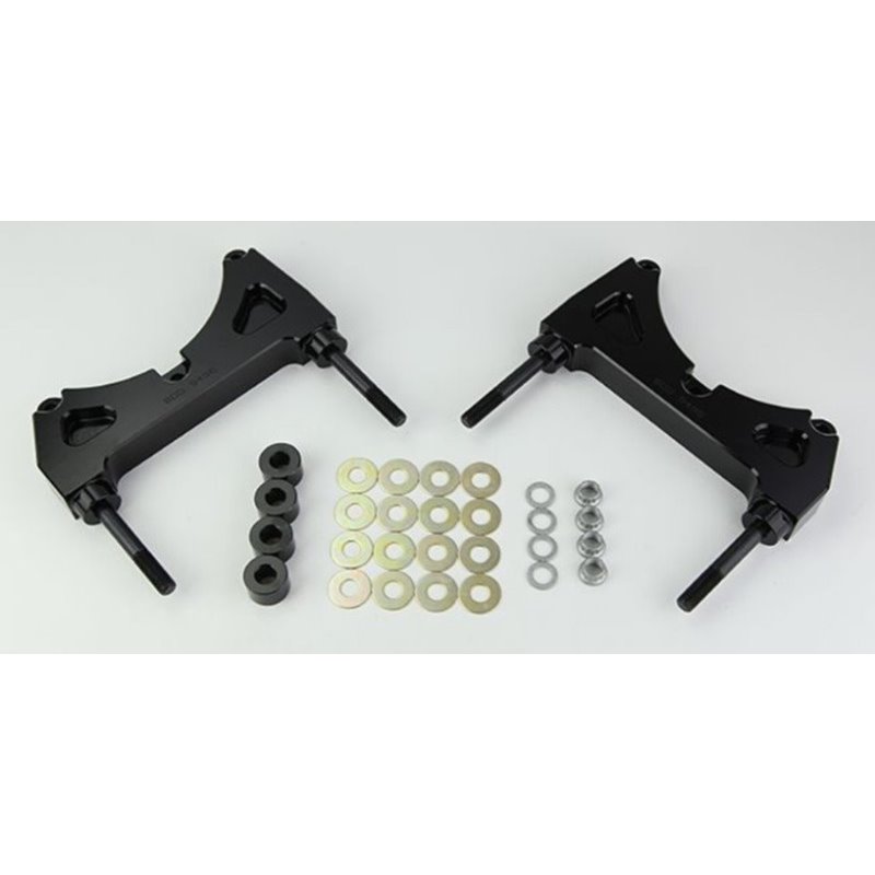 Wilwood Brackets (2) - w/Mounting Kit - SL4R - P-Brake Kit 14in Rotor