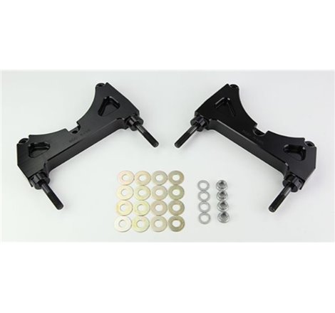 Wilwood Brackets (2) - w/Mounting Kit - SL4R - P-Brake Kit 13in Rotor