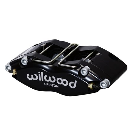 Wilwood Caliper-Dynapro Radial-Black Pwdr 1.25in Pistons 0.81in Disc