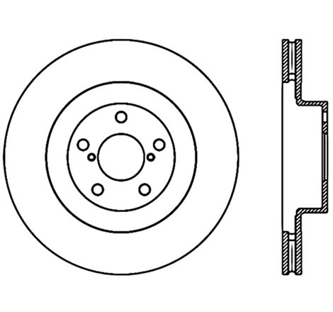 Stoptech 02-10 WRX Front CRYO-STOP Rotor