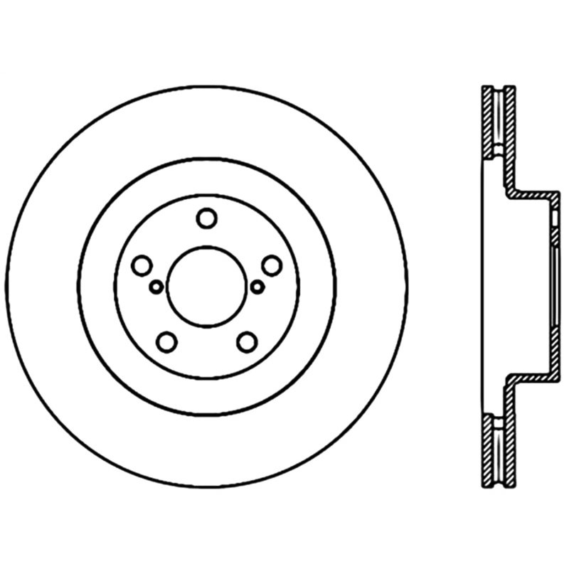 Stoptech 02-10 WRX Front CRYO-STOP Rotor