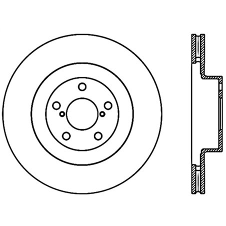 Stoptech 02-10 WRX Front CRYO-STOP Rotor