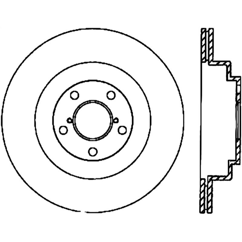 Stoptech 06-07 WRX / 05-08 LGT Rear CRYO-STOP Rotor