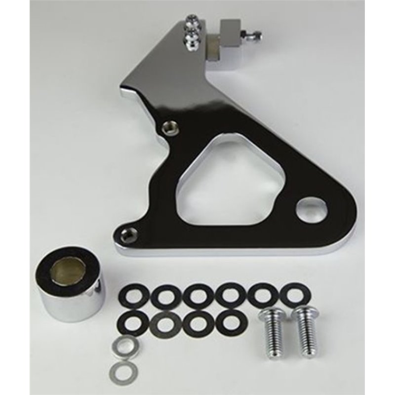 Wilwood Caliper Mounting Kit Chrome w/Bracket GP310 2000-Present Dyna