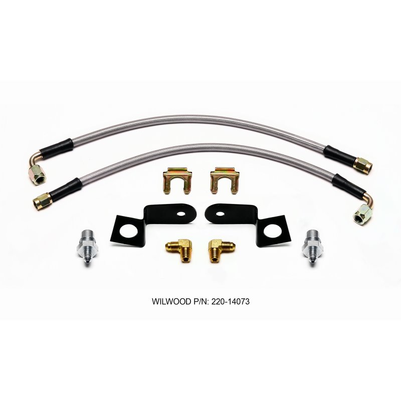 Wilwood Flexline Kit 14in. M10-1.00 90 Deg