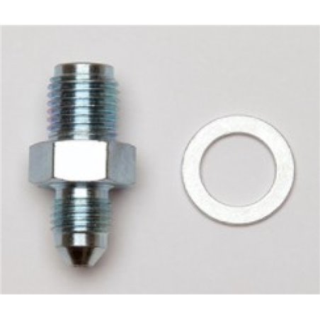 Wilwood Fitting Kit Adaptor -3 JIC to 7/16-20 Male w/ Crush Washer