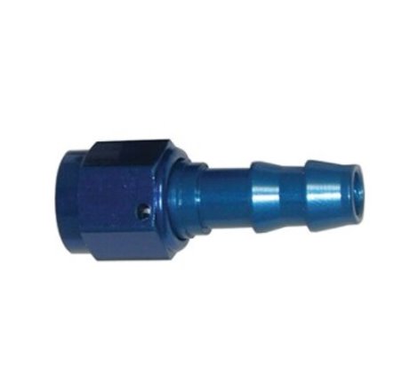 Wilwood Fitting Straight -6 Swivel to 3/8 Hose Barb Aluminum