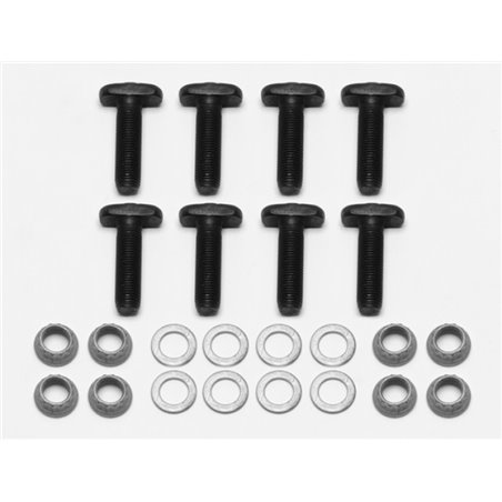 Wilwood Rear Axle T-Bolt & Lock Nut Kit-3/8-24 x 1-7/16 long - 8 pk.