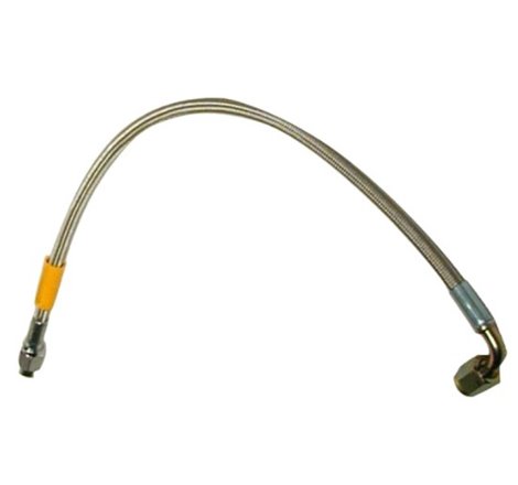 Wilwood 16in OAL Flexline -3 Hose to -3 Female 90 Degree