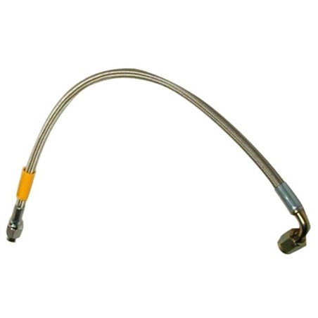 Wilwood 22in OAL Flexline -3 Hose to -3 Female 90 Degree End