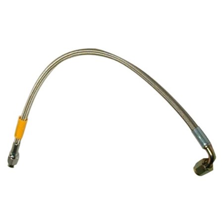 Wilwood 14in OAL Flexline -3 Hose to -3 Female 90 Degree End