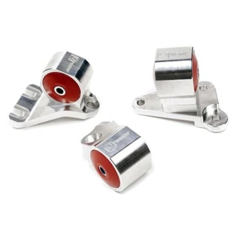 Innovative 90-91/92-93 Acura Integra GS-R Silver Aluminum Billet Mount Kit 95A Bushings (Cable)