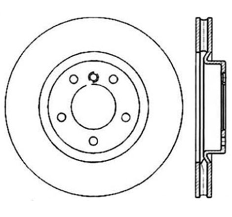 StopTech 95-99 BMW M3 E36 / 98-02 Z3 M Series Front Right Cryo Sport Slotted Rotor