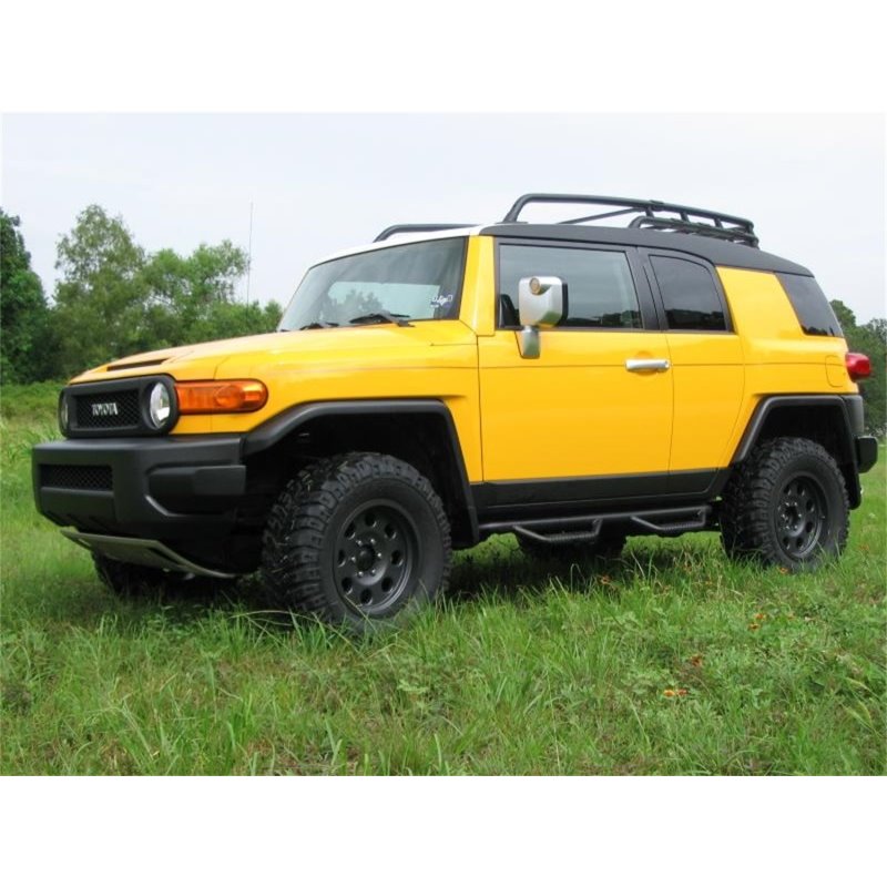 N-Fab Nerf Step 06-17 Toyota FJ Cruiser SUV 4 Door - Tex. Black - W2W - 2in