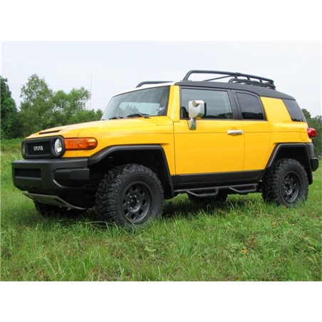 N-Fab Nerf Step 06-17 Toyota FJ Cruiser SUV 4 Door - Tex. Black - W2W - 2in