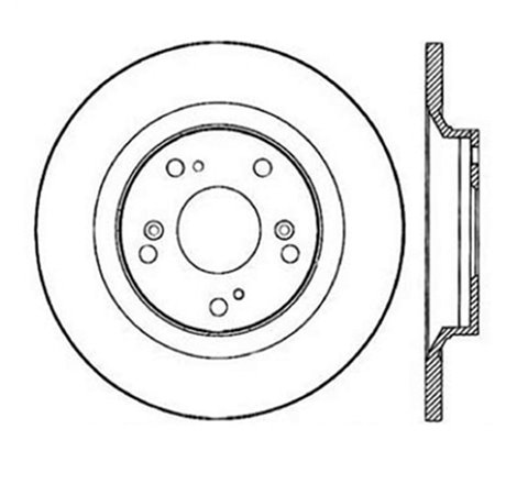 StopTech Power Slot SportStop 00-06 Honda S2000 Slotted Rear Right Rotor