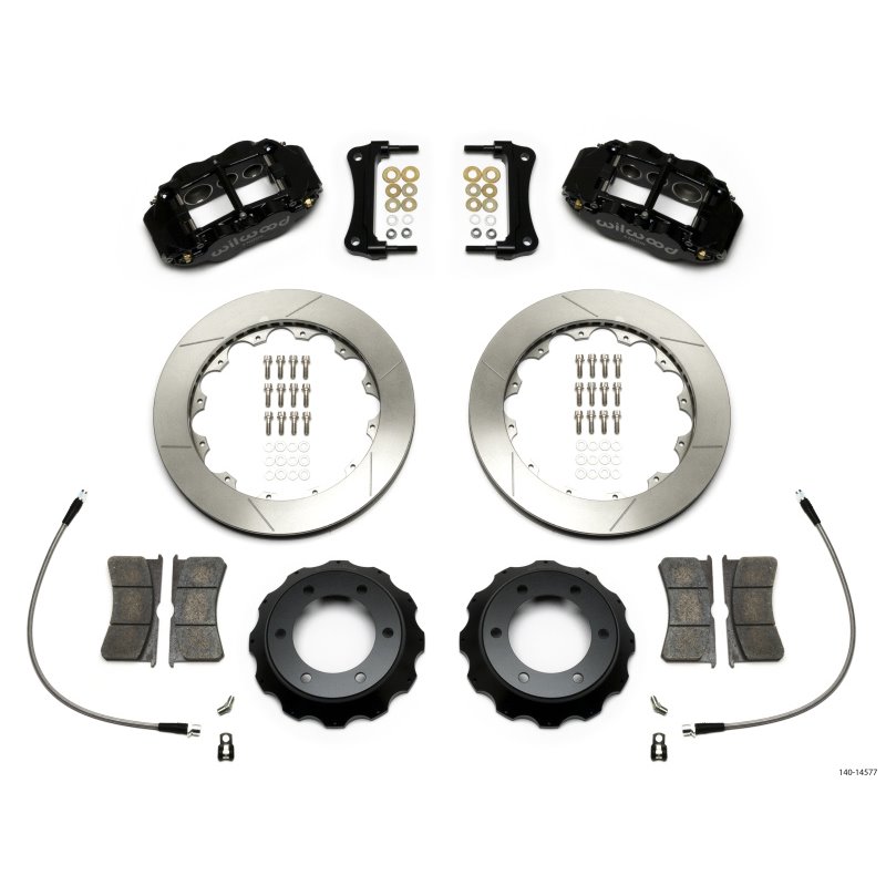 Wilwood Narrow Superlite 6R Front Kit 12.88in Slotted Rotor w/ Lines 05-15 Toyota Tacoma