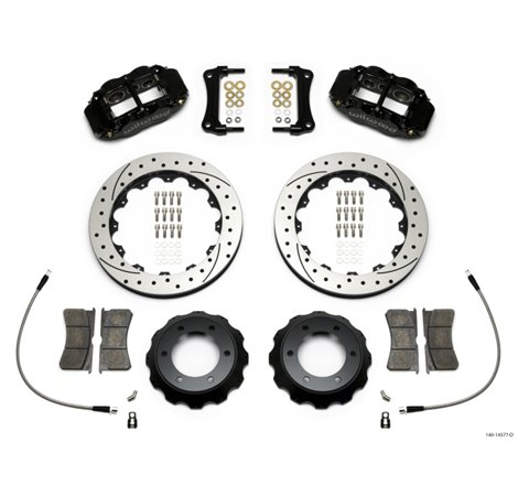 Wilwood Narrow Superlite 6R Front Kit 12.88in Drilled Rotor w/ Lines 05-15 Toyota Tacoma