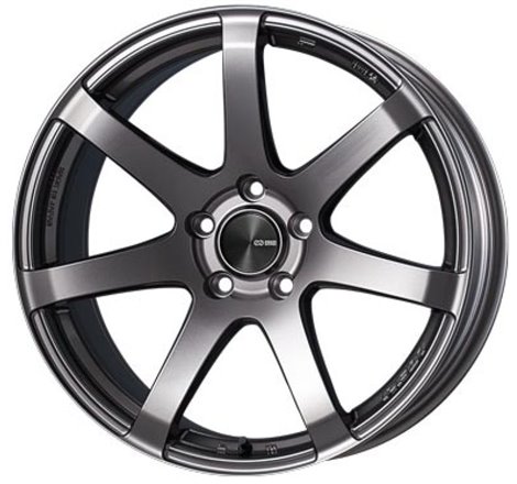 Enkei PF07 17x8.5 5x114.3 55mm Offset 75mm Bore Dark Silver Wheel