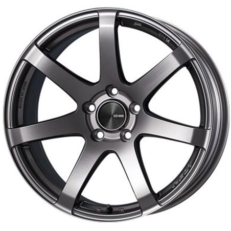 Enkei PF07 17x8.5 5x114.3 55mm Offset 75mm Bore Dark Silver Wheel