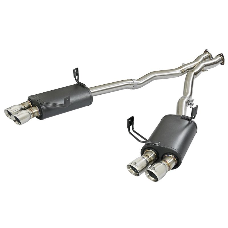 aFe MACH Force-Xp 2-1/2in 304 SS Cat-Back Exhaust w/Polished Tips 05-08 BMW Z4 M Coupe (E86) L6 3.2L