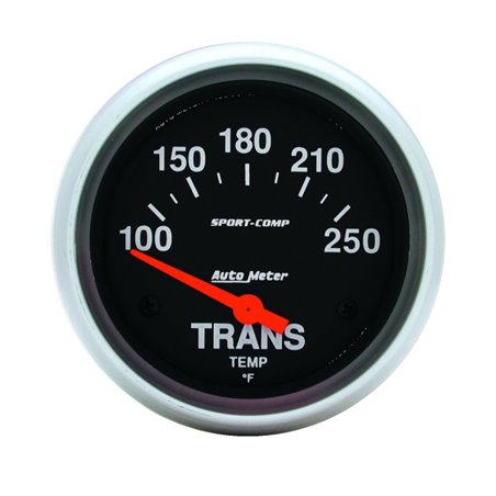 Autometer Sport-Comp 2-5/8in 100-250 Degrees (F) ElectricTransmission Temp Gauge