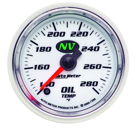 Autometer NV 2-1/16in 140-280 Deg F Digital Stepper Motor Oil Temp Gauge