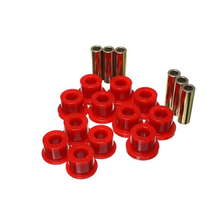 Energy Suspension 05-14 Toyota Tacoma Rear Leaf Spring Bushings - Red