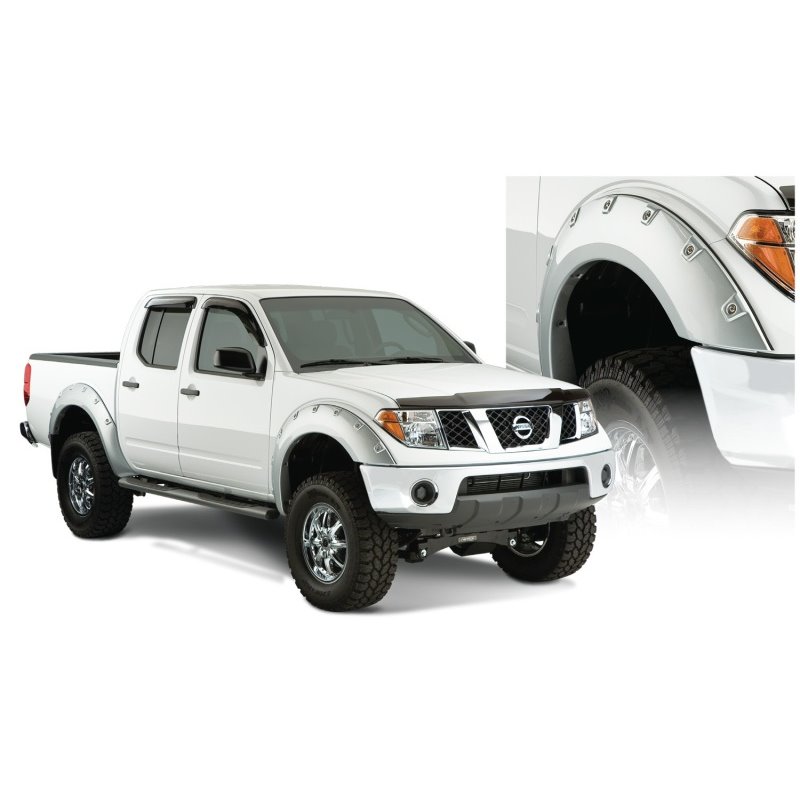 Bushwacker 06-14 Nissan Frontier Styleside Boss Pocket Style Flares 4pc 58.6in Bed - Black