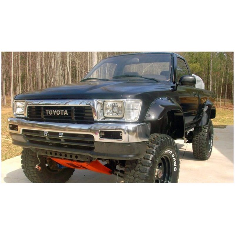 Bushwacker 89-95 Toyota Cutout Style Flares 2pc - Black