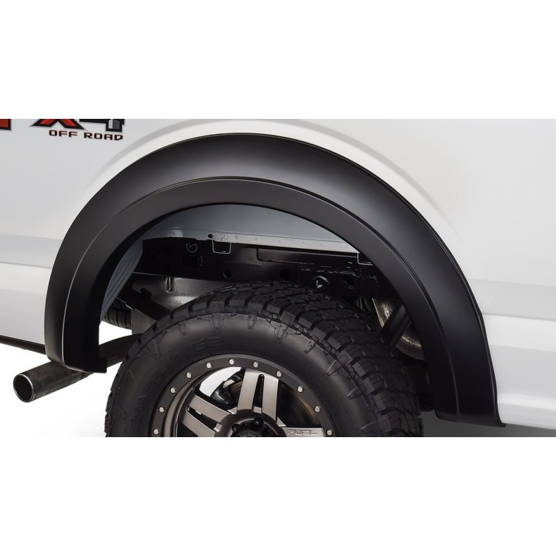 Bushwacker 15-17 Ford F-150 Styleside Extend-A-Fender Style Flares 2pc 67.1/78.9/97.6in Bed - Black