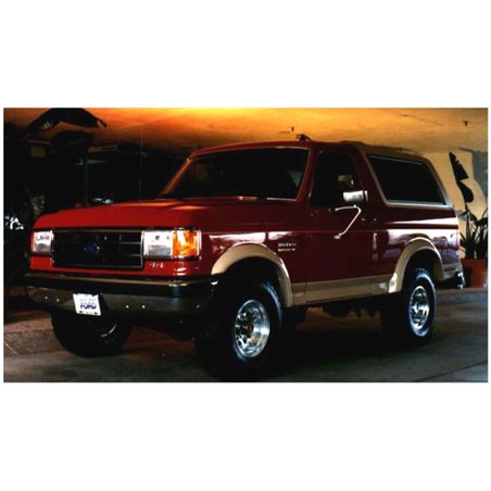 Bushwacker 87-91 Ford Bronco Extend-A-Fender Style Flares 2pc - Black