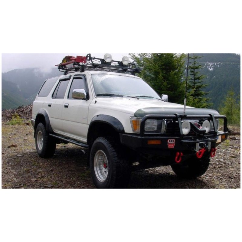 Bushwacker 90-95 Toyota 4Runner Extend-A-Fender Style Flares 4pc - Black