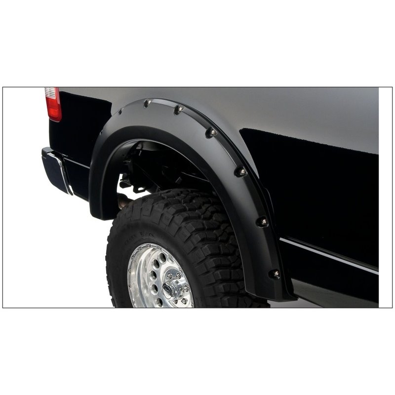 Bushwacker 04-08 Ford F-150 Styleside Pocket Style Flares 2pc 66.0/78.0/96.0in Bed - Black