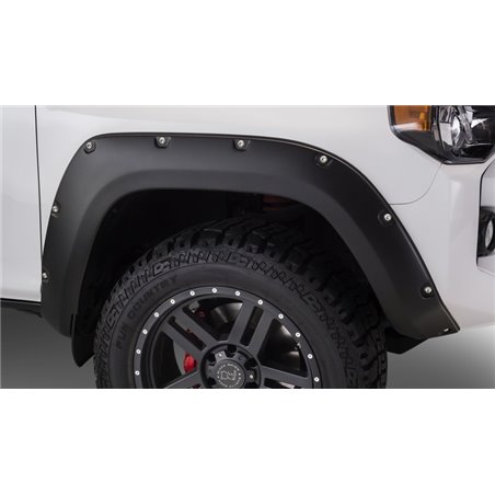 Bushwacker 14-18 Toyota 4Runner Pocket Style Flares 2pc Excludes Limited - Black