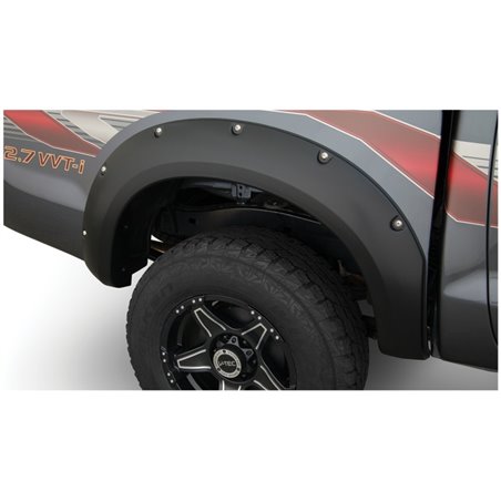 Bushwacker 11-13 Toyota Hilux Pocket Style Flares 2pc 59.8in Bed - Black