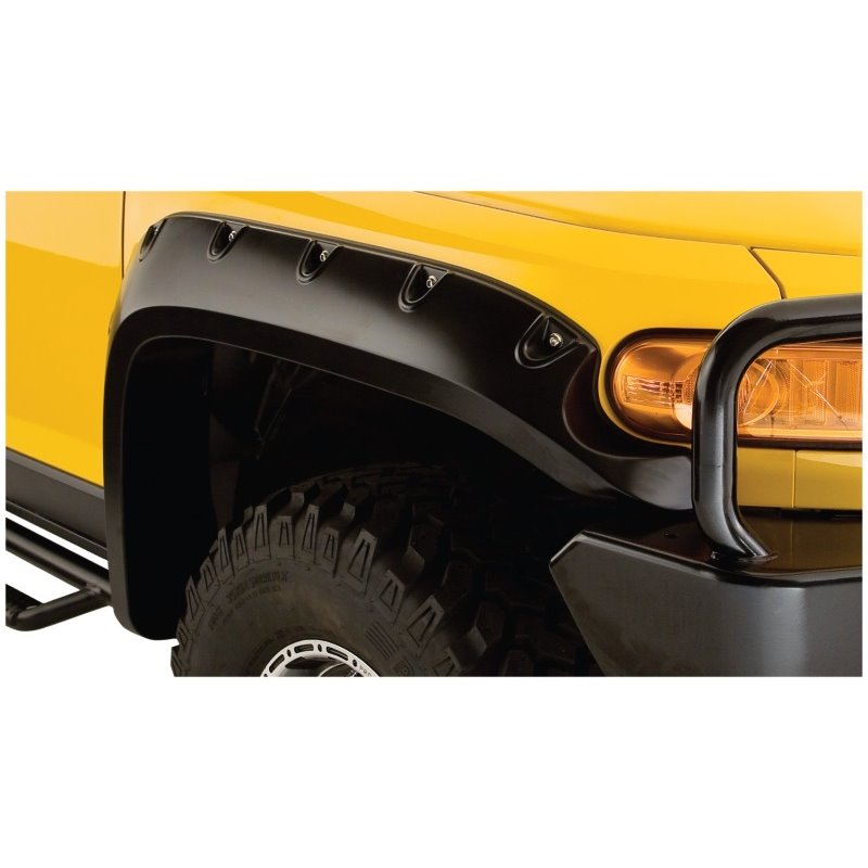 Bushwacker 07-14 Toyota FJ Cruiser Pocket Style Flares 2pc - Black