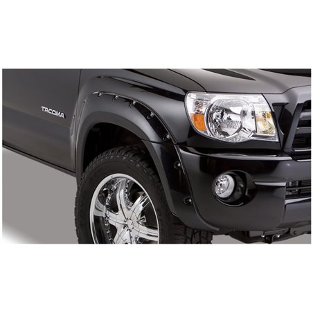 Bushwacker 05-11 Toyota Tacoma Fleetside Pocket Style Flares 4pc 60.3in Bed - Black