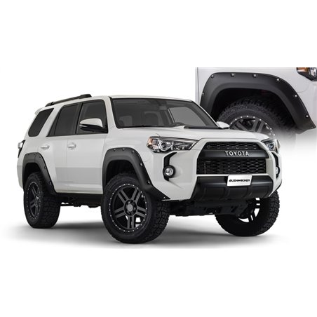 Bushwacker 14-18 Toyota 4Runner Pocket Style Flares 4pc Excludes Limited - Black